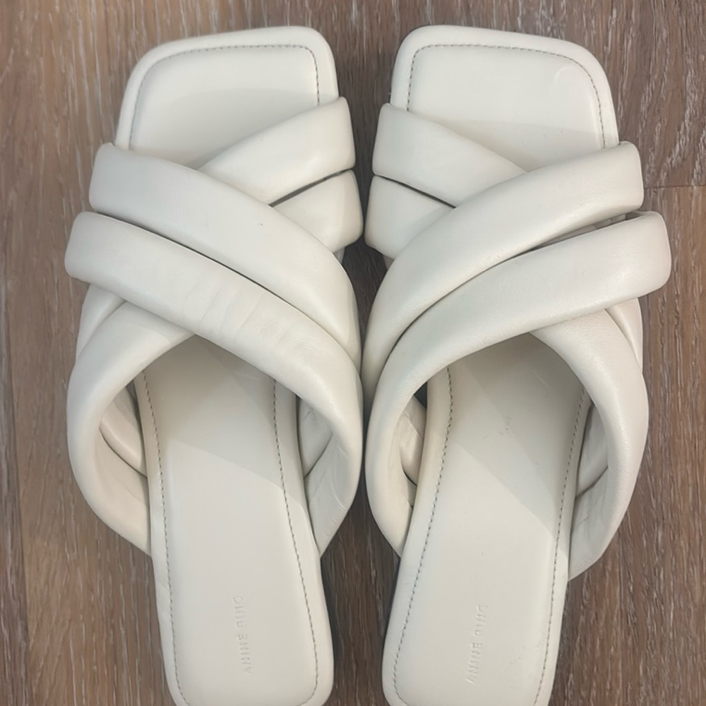 Anine Bing Eve Sandal in Ivory